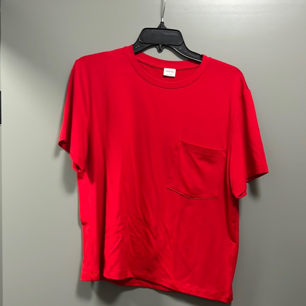 S Red Aritzia top